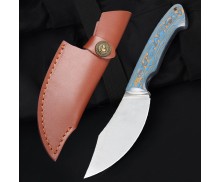 Crescent Blade Colored G10 Handle No Logo Full Tang Fixed Knife UD408800